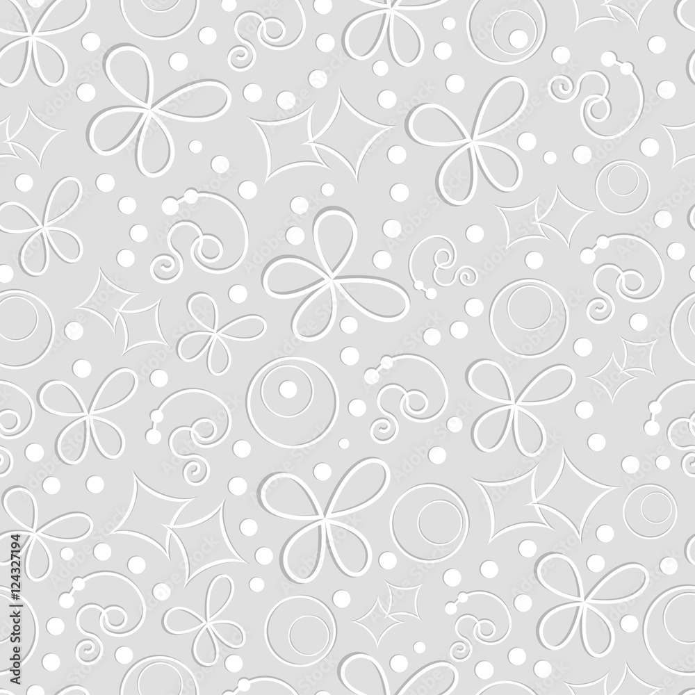 Seamless abstract geometric pattern. Vector