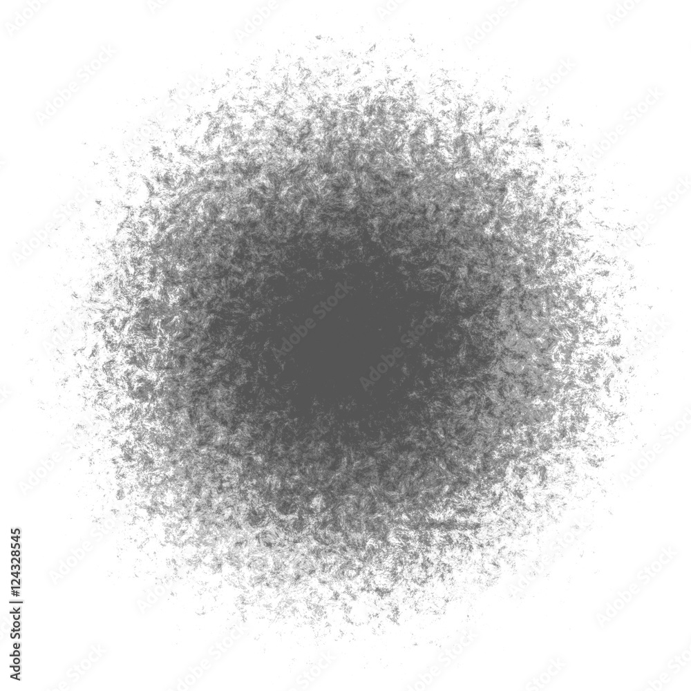 Grey gray regular splash graphic spot ball on white Grey gray regular splash graphic spot ball on white