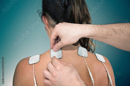 TENS electrodes in physical therapy