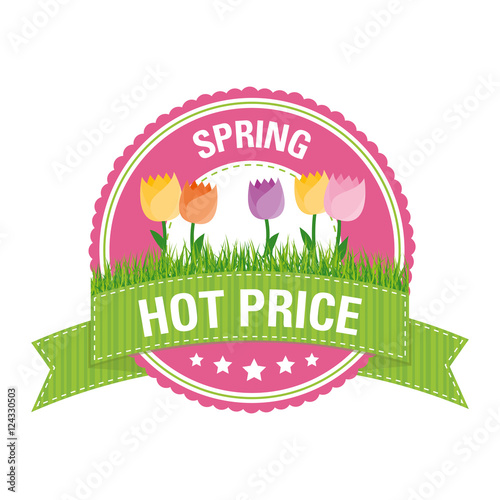 Spring Hot Price Label