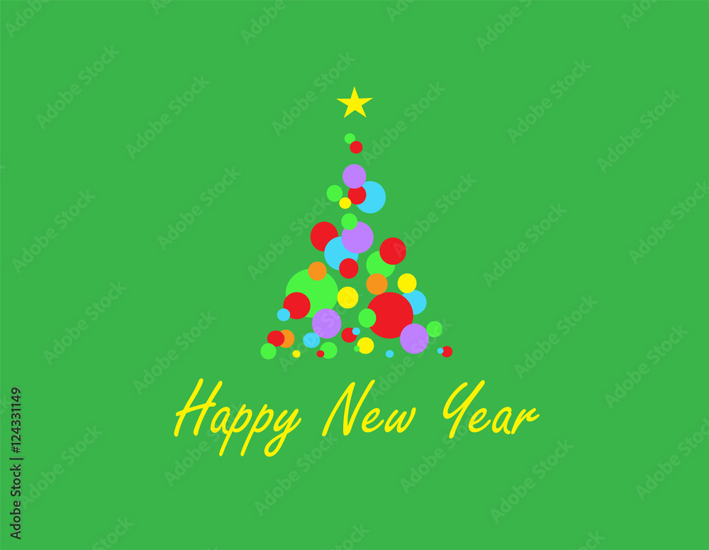 Merry Christmas background, Christmas tree abstract vector Merry Christmas background, Christmas tree abstract vector