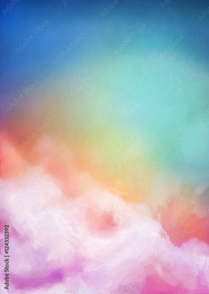Sunrise Sky Painting Background Sunrise Sky Painting Background
