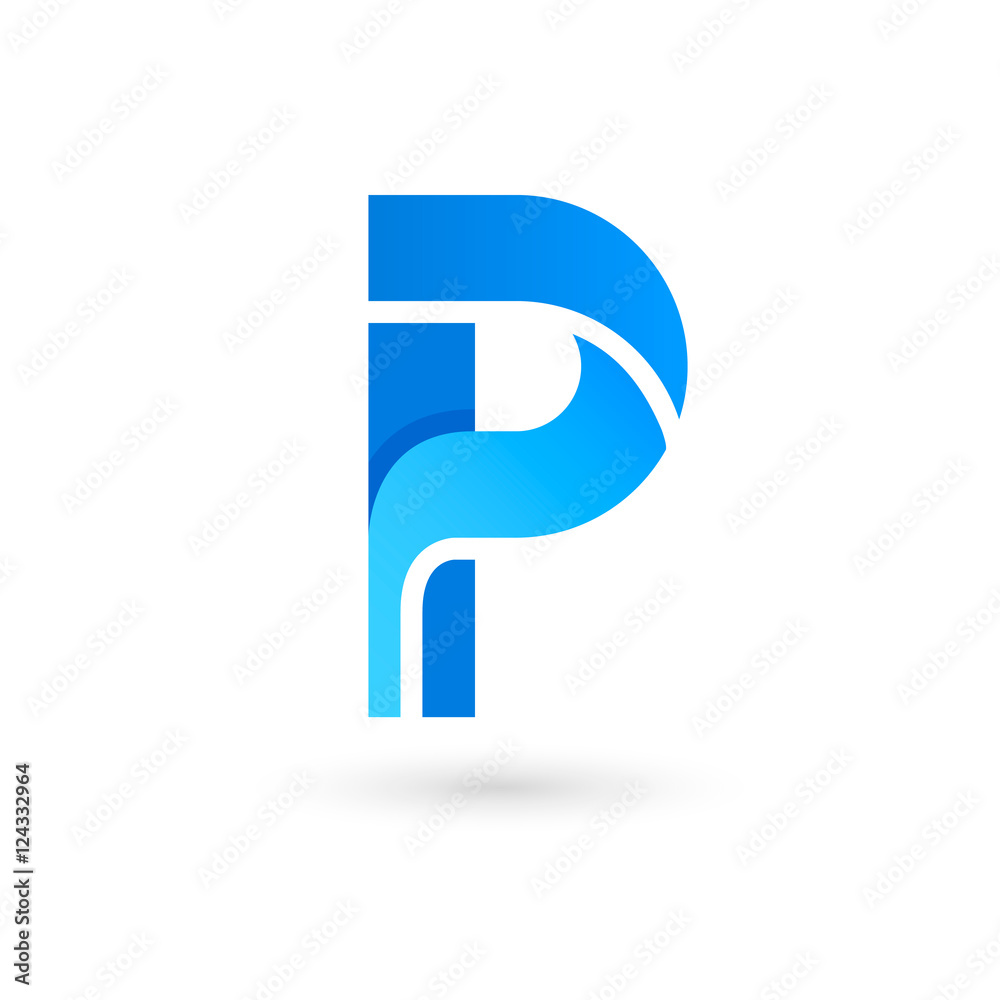 Logo P letter. Isolated on white background. Vector illustration, eps 10.
Logo P letter. Isolated on white background. Vector illustration, eps 10.