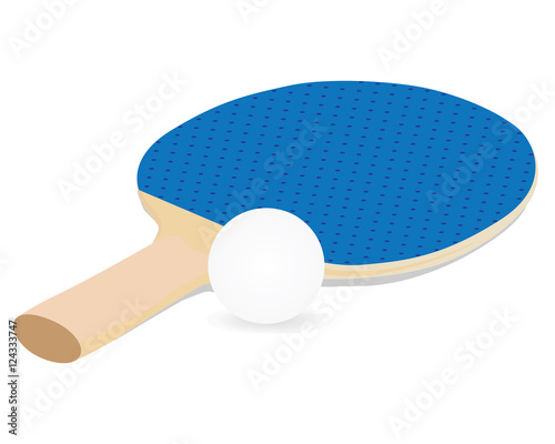 Ping pong equipment vector design
