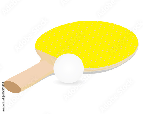 Ping pong equipment vector design