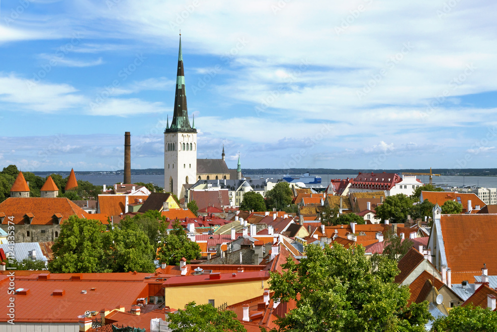 Tallinn in summer.