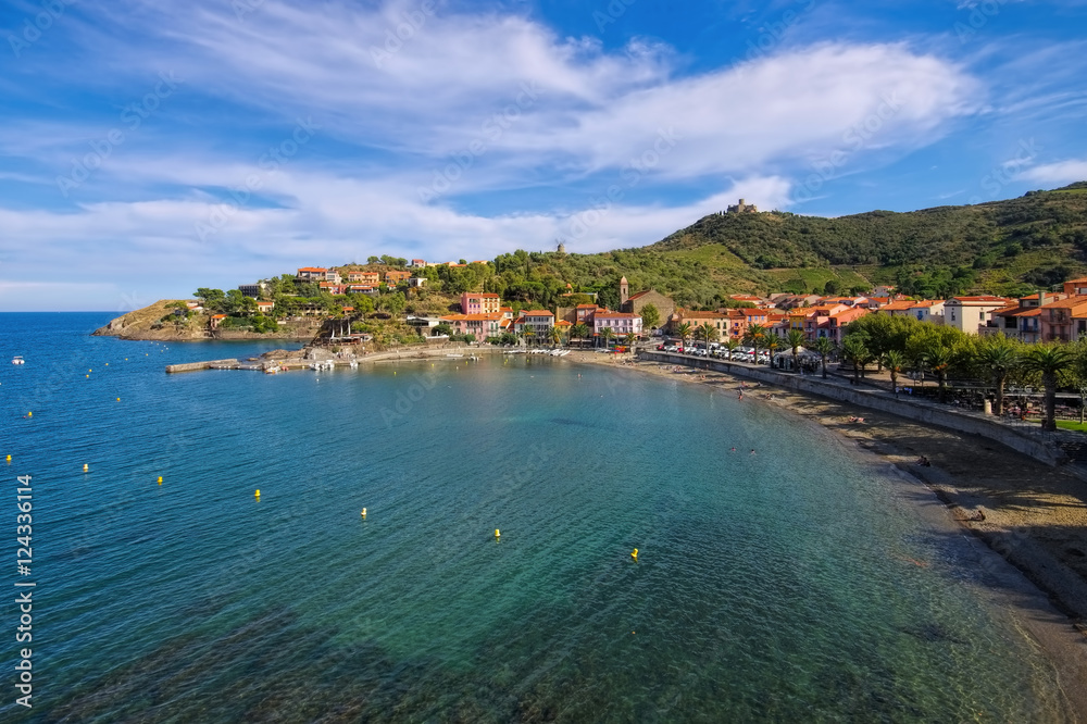 Collioure in Frankreich - the town Collioure in France