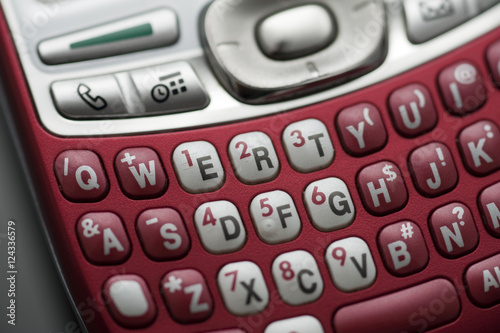 Alphanumeric keypad on a mobile phone