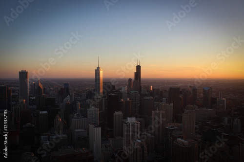 City of Chicago panorama, USA