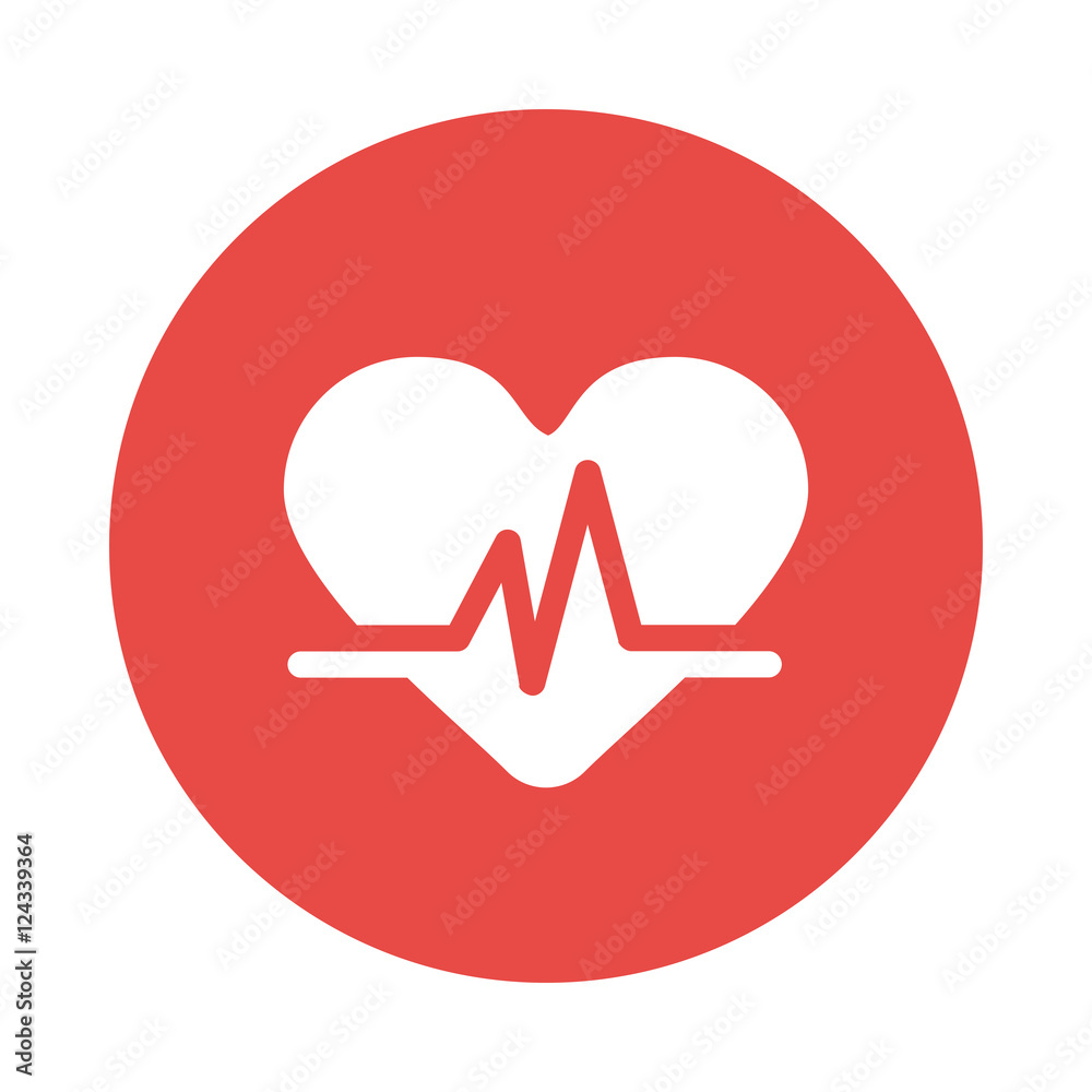 Blood pressure flat icon. Medical vector Blood pressure flat icon. Medical vector
