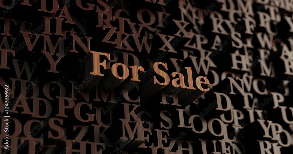 For Sale - Wooden 3D rendered letters/message. Can be used for an online banner ad or a print postcard. For Sale - Wooden 3D rendered letters/message. Can be used for an online banner ad or a print postcard.