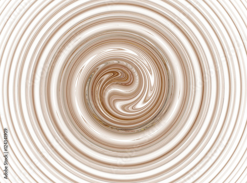 Fractal abstract illustration of spiral