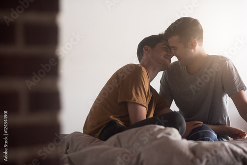 Sharing a special moment in the morning