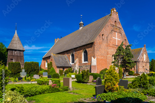 Petrikirche in Landkirchen auf der Insel Fehmarn photo