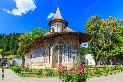 The Voronet Monastery, Romania. photo