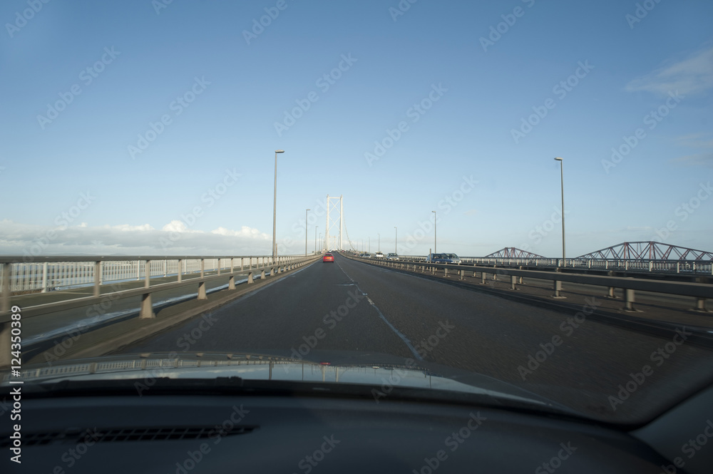 Crossing the Forth Road Bridge Crossing the Forth Road Bridge
