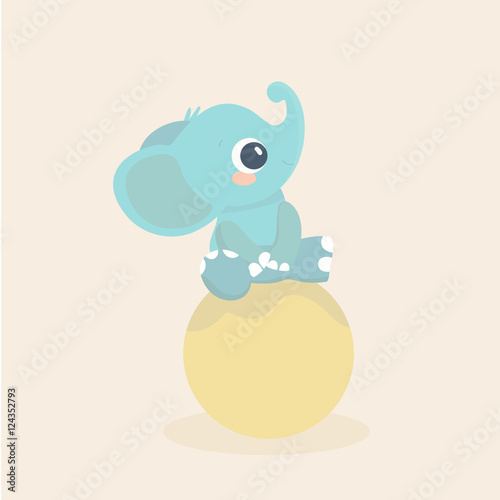 Elephant vector illustration.
