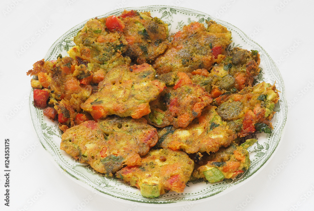Healthy baked vegan vegetable pakoras Healthy baked vegan vegetable pakoras
