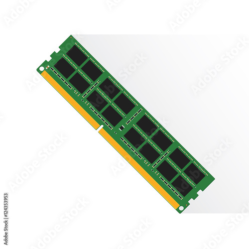 Random Access Memory concept by RAM labtop 4GB or 8GB or 16GB