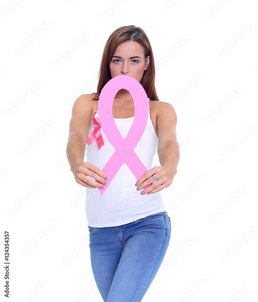 The concept health and prevention of breast cancer. The concept health and prevention of breast cancer.