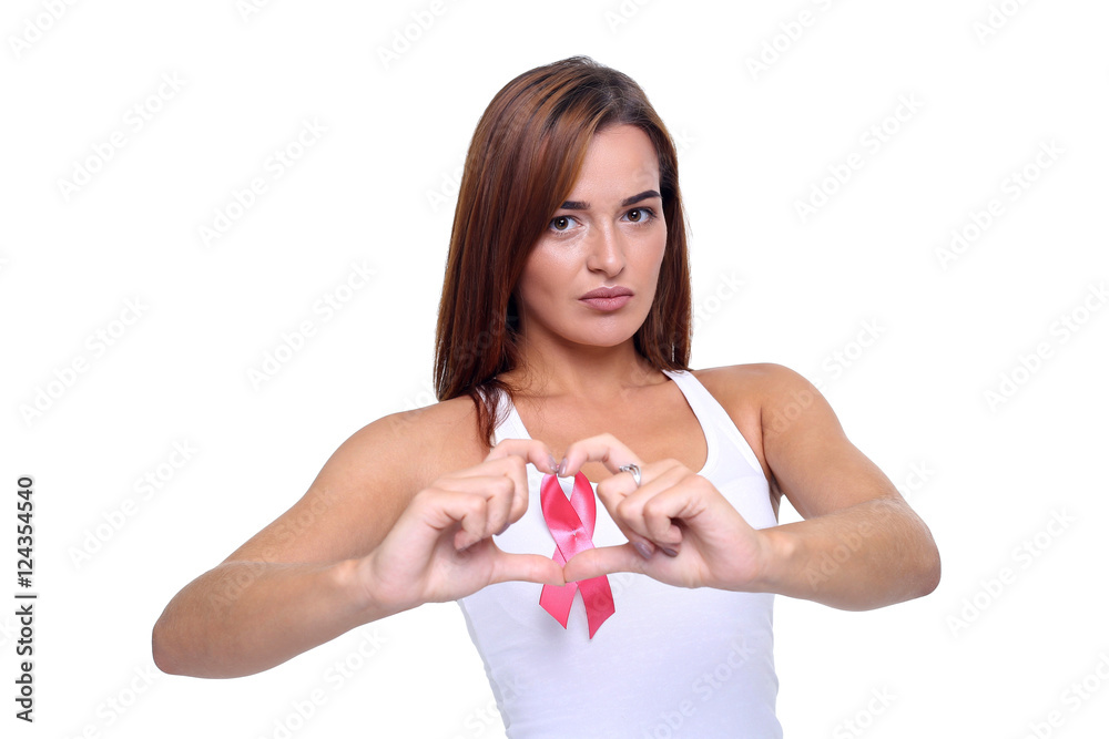 The concept health and prevention of breast cancer. The concept health and prevention of breast cancer.