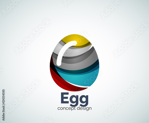 Free Download Vector egg logo template - GFXLoad