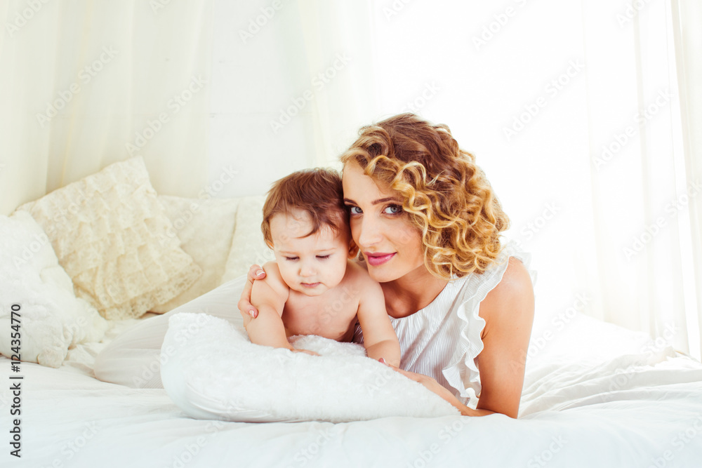 frail mother and son lying on the couch frail mother and son lying on the couch