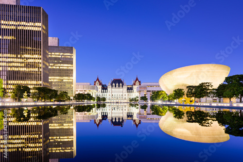 Photography New York State Capitol in Albany, New York.