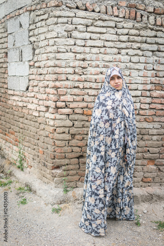 Bild auf Leinwand Beautiful Muslim woman