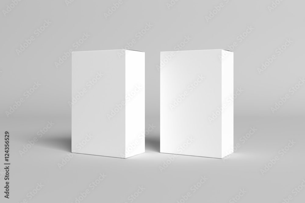 White box packing Mock-up