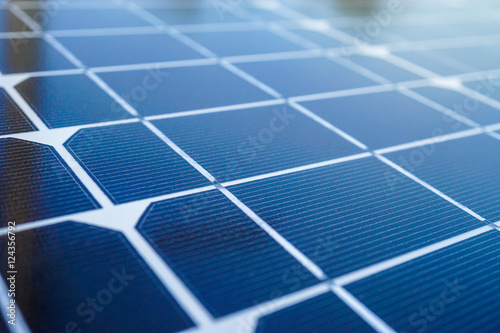 close up solar cell panel