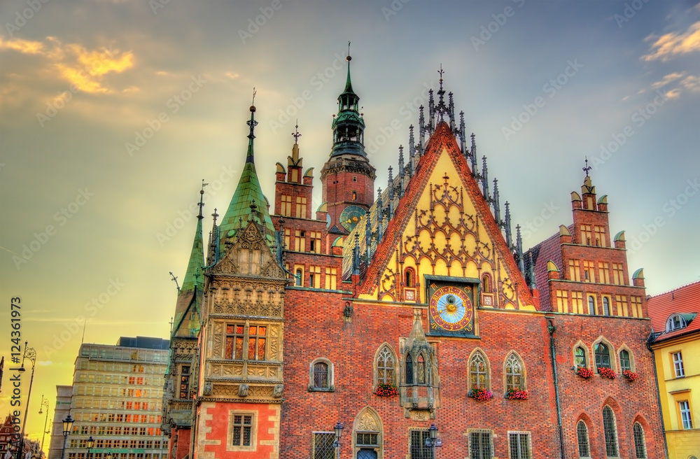 Old City Hall in Wroclaw, Poland