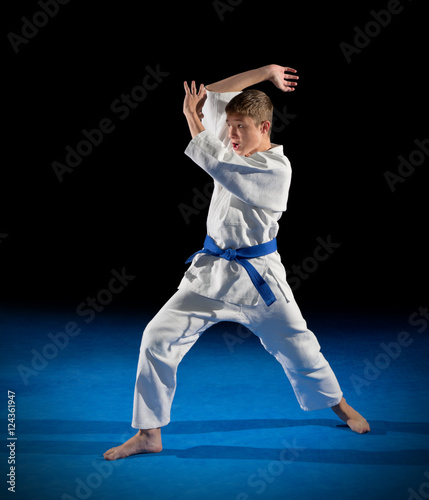 Boy martial arts fighter
