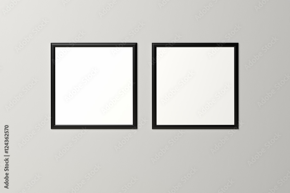 Framed poster Mock-up