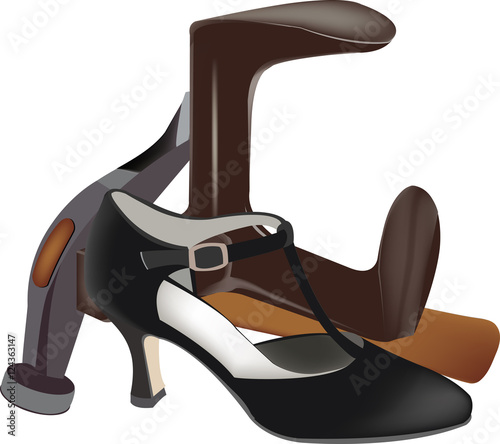 scarpa in riparazione