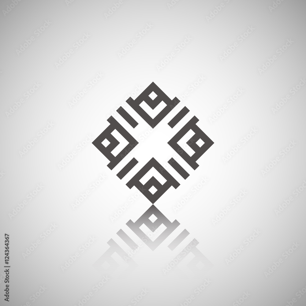 Obraz premium Geometric ornament decoration.