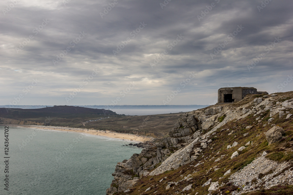 Bunker an der Bretonischen Küste