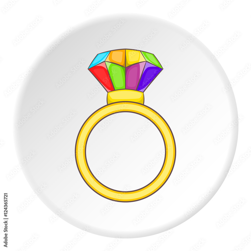 Ring LGBT icon. Cartoon illustration of ring LGBT vector icon for web Ring LGBT icon. Cartoon illustration of ring LGBT vector icon for web