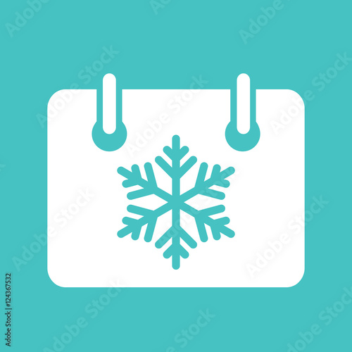 calendar calender winter holiday christmas xmas simple icon