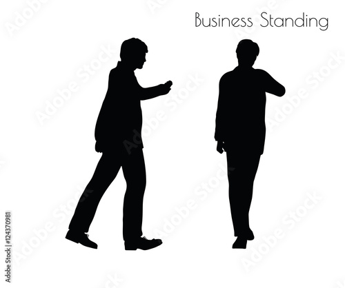 man in Business Standing pose