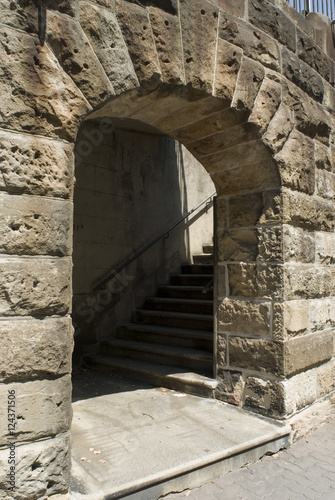 Fototapeta Naklejka Na Ścianę i Meble -  Stone archway facade