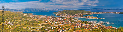 Panoramic view of Trogir from above © xbrchx