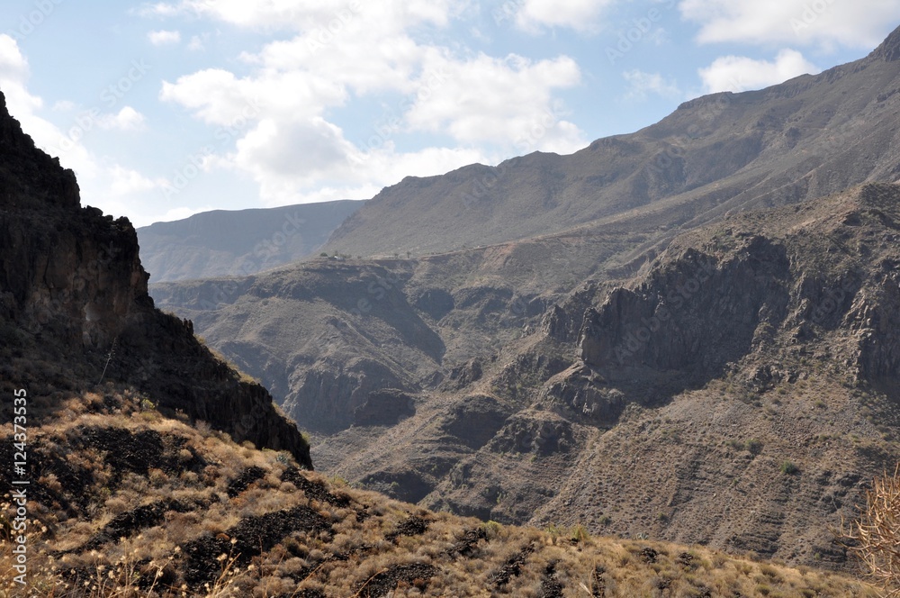 Fototapeta premium Gebirge auf Gran Canaria