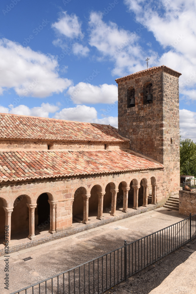 Romanesque church of San Salvador de Carabias, Siguenza,Guadalajara province, Spain