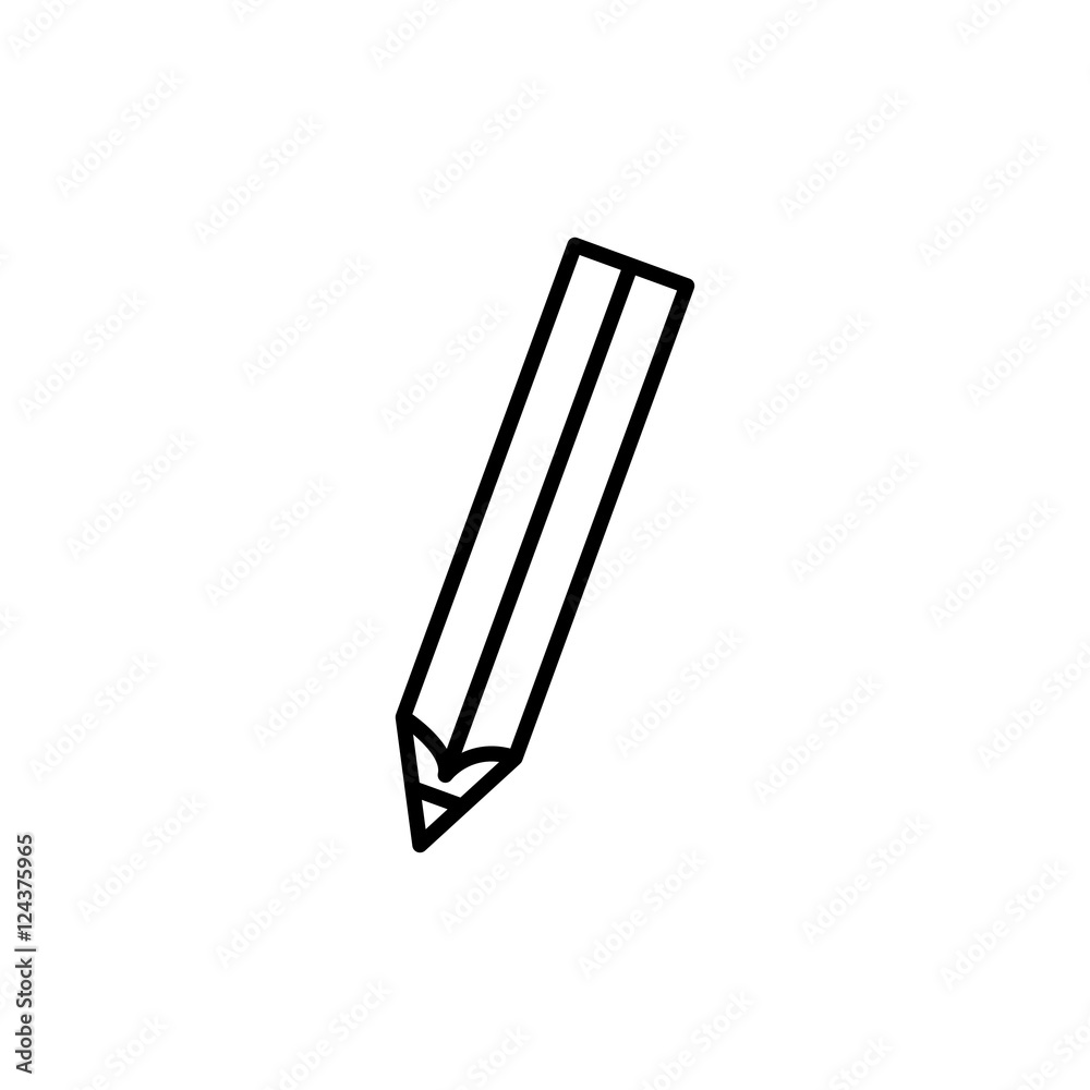 Pencil icon. Vector illustration Pencil icon. Vector illustration