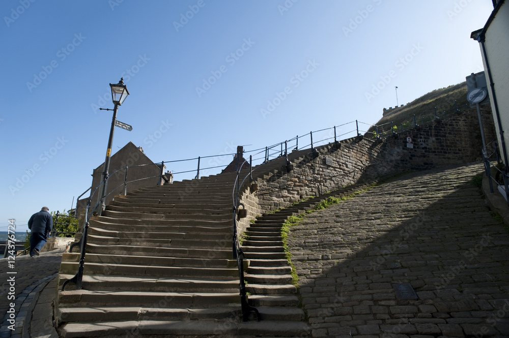 Obraz premium 199 Church Steps in Whitby