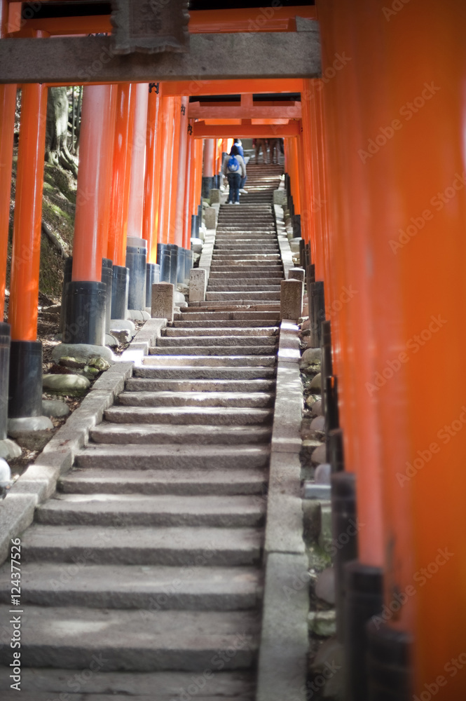 stairway up Inariyama hill
