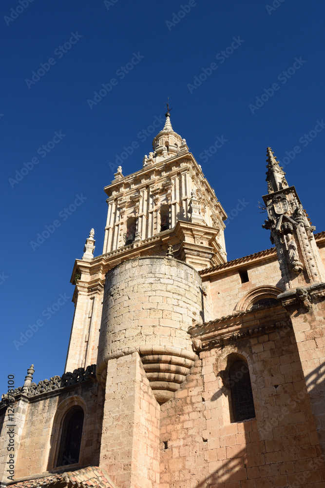 Square of  El Burgo de Osma, Soria province, Castilla-Leon, Spain