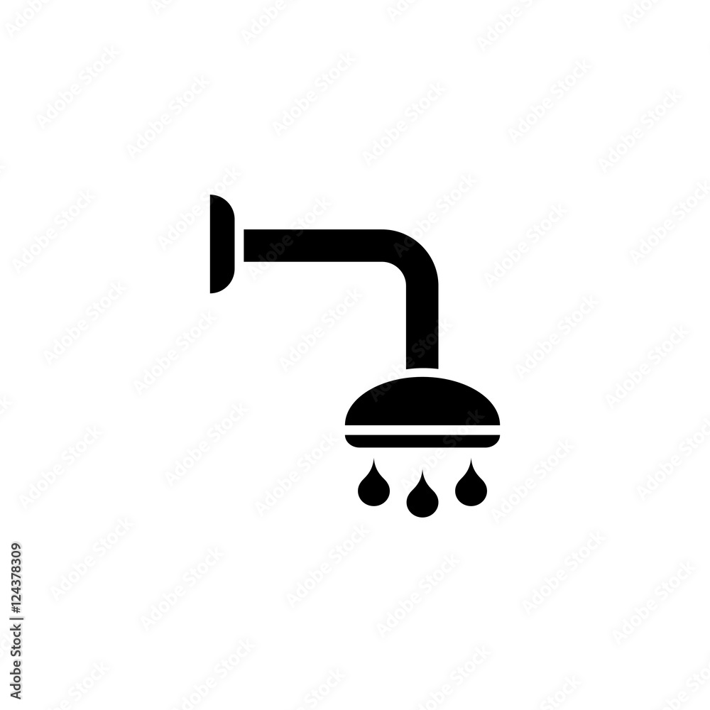 bath shower clean hygiene vector icon simple black bath shower clean hygiene vector icon simple black