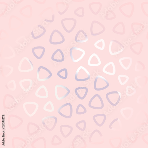 Vector abstract seamless pattern for girls. Modern wallpaper in trendy pastel colors. Repeat design, background texture for tileable print, cloth, textile, wrapping, banner, cover, invitation, website